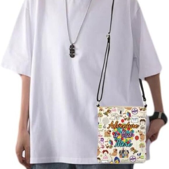 Adventure Is Out There Crossbody Bag Polyester Travel Gift for Fans - Picture 7 of 7